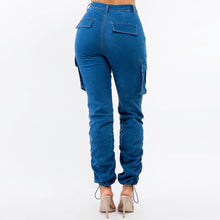 Load image into Gallery viewer, High Waist Shirred Leg Jogger
