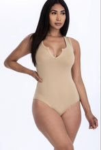 Load image into Gallery viewer, Sleeveless Front Slit Bodysuit

