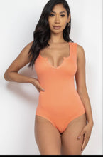 Load image into Gallery viewer, Sleeveless Front Slit Bodysuit
