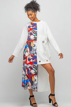 Load image into Gallery viewer, ASYMMETRIC PATTERN POCKET DRESS &amp; RING DETAIL
