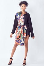 Load image into Gallery viewer, Chel&#39;s Printed Color Block Shirt/Dress
