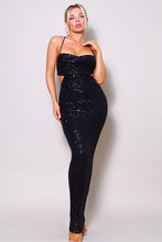 Load image into Gallery viewer, SEEING STARS SEQUIN MAXI DRESS
