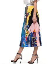 Load image into Gallery viewer, Chel&#39;s Colorful  Pleated Skirt
