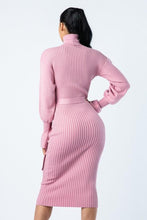 Load image into Gallery viewer, Chel&#39;s Knit Turtle Neck Dress
