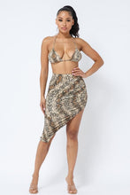 Load image into Gallery viewer, PRINTED ASYMMETRIC SKIRT SET
