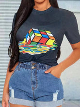 Load image into Gallery viewer, Chel&#39;s Cube Print Tee
