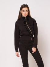 Load image into Gallery viewer, Chel&#39;s Ruffle Zip Up Jacket
