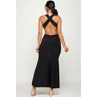 Load image into Gallery viewer, Deep V-neck Long Dress
