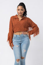 Load image into Gallery viewer, Chel&#39;s Fringe Sweater
