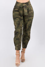 Load image into Gallery viewer, Chel&#39;s Camo Olive  Joggers

