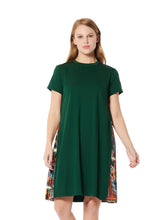 Load image into Gallery viewer, Short Sleeve Dress with Side Zipper
