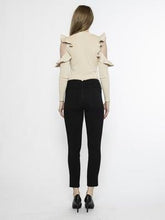 Load image into Gallery viewer, Chel&#39;s Cold Shoulder Mesh Sleeve Sweater
