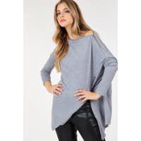 Load image into Gallery viewer, CASHMERE LONG SLEEVE TOP WITH ZIPPERS

