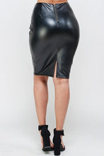 Load image into Gallery viewer, Faux Leather Pencil Skirt

