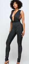 Load image into Gallery viewer, Chel&#39;s Mesh Studded Jumpsuit
