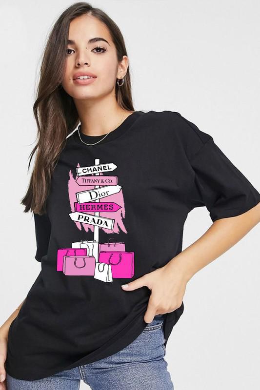Designer Graphic Print Women T-shirt