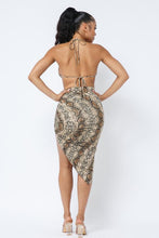 Load image into Gallery viewer, PRINTED ASYMMETRIC SKIRT SET
