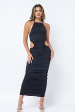 Load image into Gallery viewer, Chel&#39;s Maxi Halter Neck  Dress
