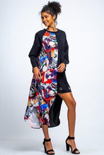 Load image into Gallery viewer, ASYMMETRIC PATTERN POCKET DRESS &amp; RING DETAIL

