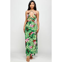Load image into Gallery viewer, Tropical Print Midi Dress
